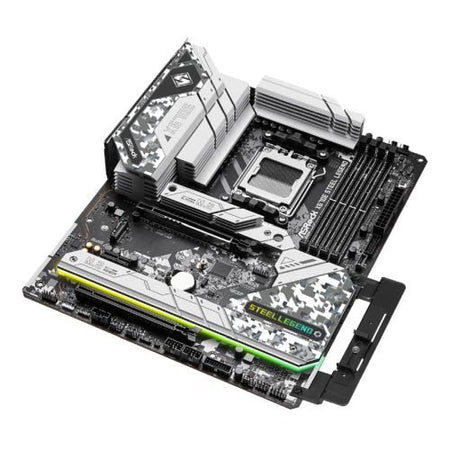 Asrock X670E STEEL LEGEND, AMD X670, AM5, ATX, 4 DDR5, HDMI, DP, Wi-Fi 6E, GB & 2.5G LAN, PCIe5, RGB, 4x M.2 - X-Case UK T/A ROG