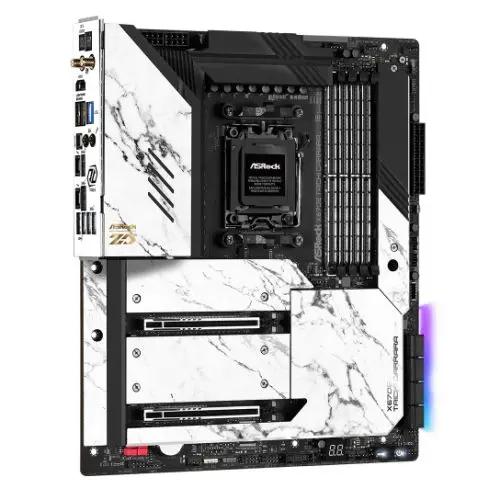 Asrock X670E TAICHI CARRARA, AMD X670, AM5, EATX, 4 DDR5, HDMI, 2 USB4, Wi-Fi 6E, 2.5G LAN, PD 3.0 27W, PCIe5, RGB, 4x M.2, 12cm Carrara Fan - X-Case UK T/A ROG