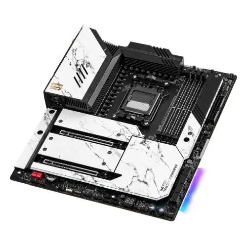 Asrock X670E TAICHI CARRARA, AMD X670, AM5, EATX, 4 DDR5, HDMI, 2 USB4, Wi-Fi 6E, 2.5G LAN, PD 3.0 27W, PCIe5, RGB, 4x M.2, 12cm Carrara Fan - X-Case UK T/A ROG