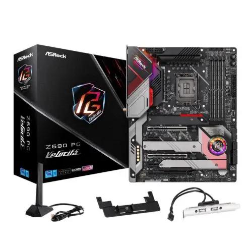 Asrock Z690 PHANTOM GAMING VELOCITA, Intel Z690, 1700, ATX, 4 DDR5, HDMI, DP, Wi-Fi, 2.5GB LAN, PCIe5, RGB, 4x M.2 - X-Case UK T/A ROG