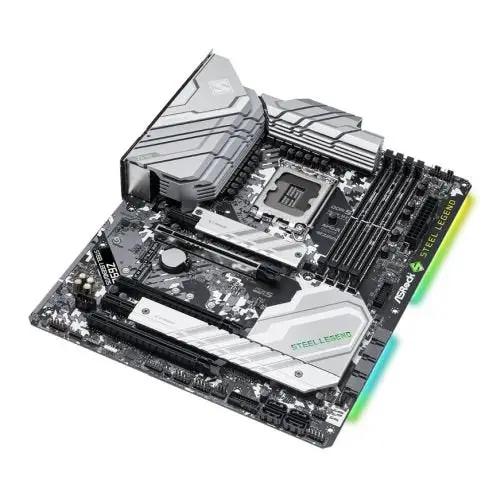 Asrock Z690 STEEL LEGEND/D5, Intel Z690, 1700, ATX, 4 DDR5, HDMI, DP, PCIe5, 2.5GB LAN, RGB, 3x M.2 - X-Case UK T/A ROG