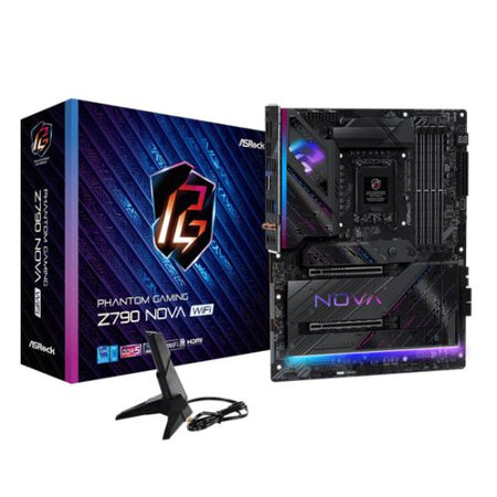 Asrock Z790 NOVA WIFI, Intel Z790, 1700, ATX, 4 DDR5, HDMI, DP, Wi-Fi 7, 2.5G LAN, PCIe5, RGB, 6x M.2 - X-Case UK T/A ROG