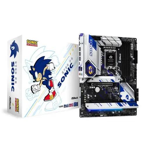 Asrock Z790 PG SONIC, Intel Z790, 1700, ATX, 4 DDR5, HDMI, DP, 2.5G LAN, PCIe5, RGB, 5x M.2, Animated Sonic Ring - X-Case UK T/A ROG