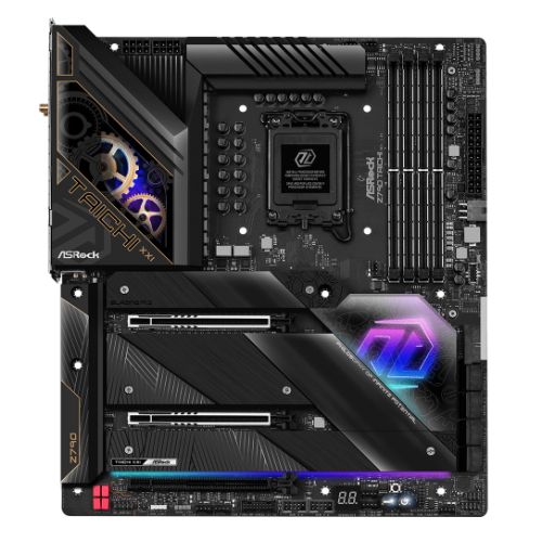 Asrock Z790 TAICHI, Intel Z790, 1700, EATX, 4 DDR5, HDMI, 2 Thunderbolt, Wi-Fi 6E, 2.5G & GB LAN, PCIe5, RGB, 5x M.2 - X-Case UK T/A ROG