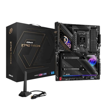 Asrock Z790 TAICHI, Intel Z790, 1700, EATX, 4 DDR5, HDMI, 2 Thunderbolt, Wi-Fi 6E, 2.5G & GB LAN, PCIe5, RGB, 5x M.2 - X-Case UK T/A ROG