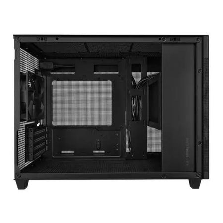 Asus Prime AP201 Gaming Case w/ Tempered Glass Window, Micro ATX, USB-C, Tool-free Panels, 338mm GPU & 360mm Radiator Support, Black - X-Case UK T/A ROG