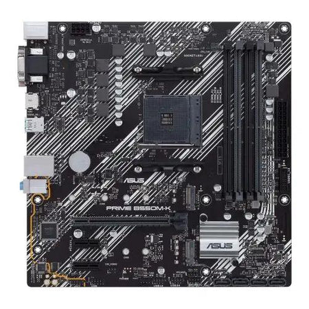 Asus PRIME B550M-K, AMD B550, AM4, Micro ATX, 4 DDR4, VGA, DVI, HDMI, PCIe4, M.2 - X-Case UK T/A ROG