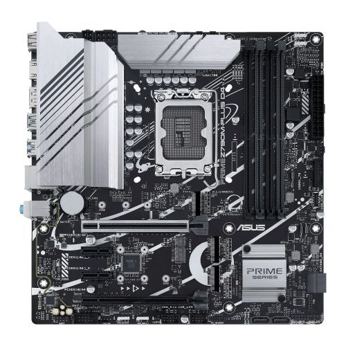 Asus PRIME Z790M-PLUS D4, Intel Z790, 1700, Micro ATX, 4 DDR4, HDMI, DP, GB LAN, PCIe5, 3x M.2 - X-Case UK T/A ROG