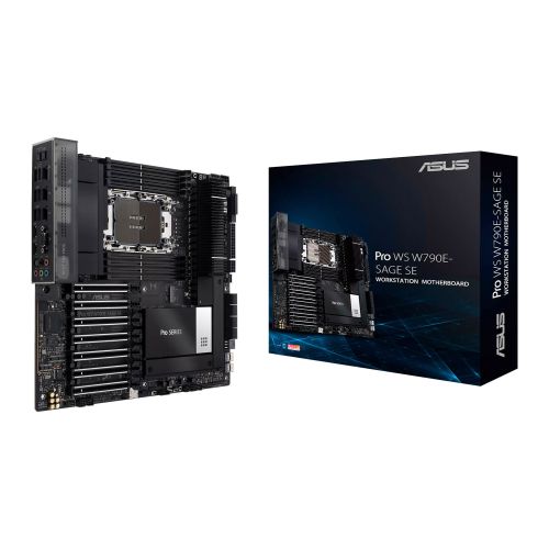 Asus PRO WS W790E-SAGE SE, Workstation, Intel W790, LGA4677, EEB, 8 DDR5, Dual 10G LAN, IPMI Remote Management, SlimSAS, PCIe5, 3x M.2 - Rusty Old Gamers