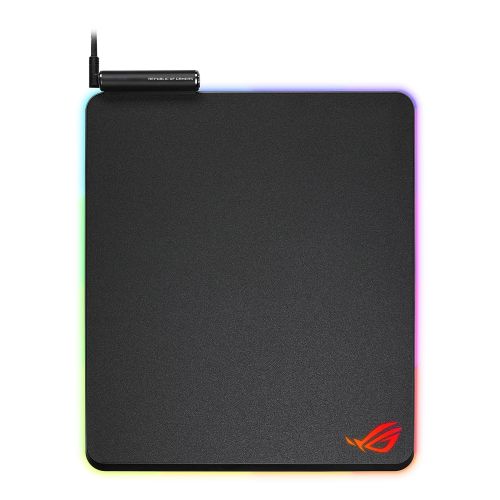 Asus ROG Balteus RGB Gaming Mouse Pad, Customisable Lighting, Non-slip, USB Passthrough, 370 x 320 x 7.9 mm - Rusty Old Gamers