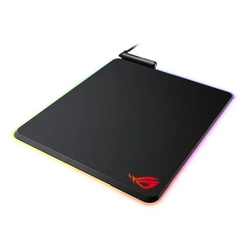 Asus ROG Balteus RGB Gaming Mouse Pad, Customisable Lighting, Non-slip, USB Passthrough, 370 x 320 x 7.9 mm - Rusty Old Gamers