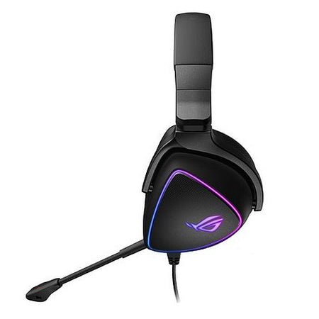 Asus ROG DELTA S RGB Lightweight Gaming Headset, USB-C (USB2 Adapter), Hi-Fi ESS Quad-DAC, Boom Mic, Aura Sync - X-Case UK T/A ROG