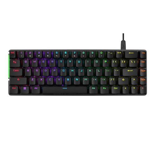 Asus ROG FALCHION ACE Compact 65% Mechanical RGB Gaming Keyboard, Wired (Dual USB-C), ROG NX Red Switches, Per-key RGB Lighting, Touch Panel - X-Case UK T/A ROG