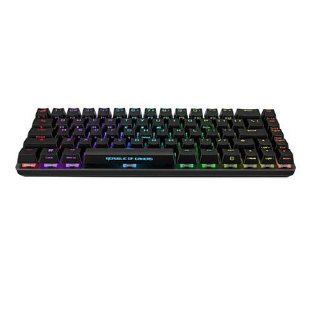 Asus ROG FALCHION ACE Compact 65% Mechanical RGB Gaming Keyboard, Wired (Dual USB-C), ROG NX Red Switches, Per-key RGB Lighting, Touch Panel - X-Case UK T/A ROG