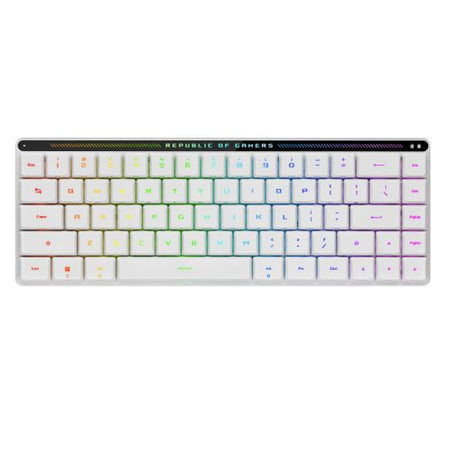 Asus ROG Falchion RX Low Profile Compact 65% Mechanical RGB Gaming Keyboard, Wireless/USB, ROG RX Red Switches, Per-key RGB Lighting, Touch Panel, 430-hour Battery Life - X-Case UK T/A ROG