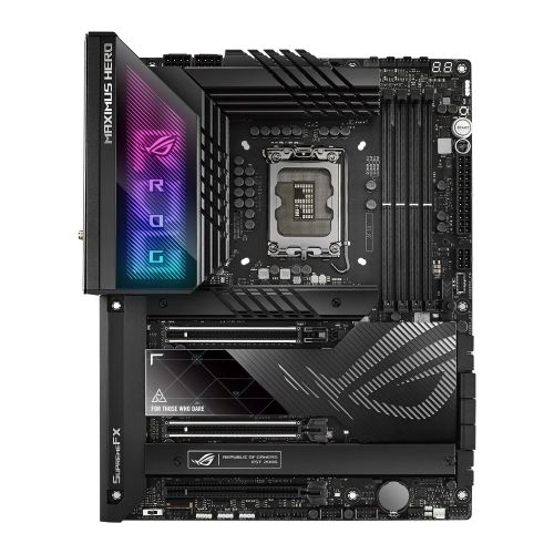 Asus ROG MAXIMUS Z790 HERO, Intel Z790, 1700, ATX, 4 DDR5, HDMI, 2 Thunderbolt, Wi-Fi 6E, 2.5G LAN, PCIe5, Hyper M.2 Card, RGB, 5x M.2 - X-Case UK T/A ROG