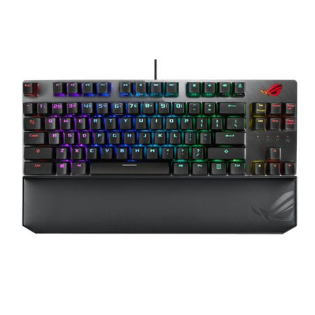 Asus ROG Strix SCOPE NX TKL DELUXE Compact Mechanical RGB Gaming Keyboard, ROG NX Mechanical Switches, Stealth Key, Quick-Toggle, Magnetic Wrist Rest - X-Case UK T/A ROG