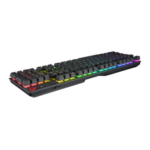 Asus ROG Strix SCOPE NX Wireless Deluxe Mechanical RGB Gaming Keyboard, ROG NX Mechanical Switches, Stealth Key, Quick-Toggle, Magnetic Wrist Rest - X-Case UK T/A ROG