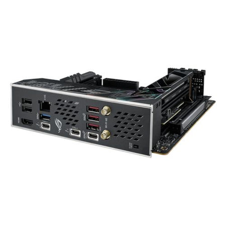 Asus ROG STRIX Z790-I GAMING WIFI, Intel Z790, 1700, Mini ITX, 2 DDR5, HDMI, 2 Thunderbolt, Wi-Fi 6E, 2.5G LAN, PCIe5, 2x M.2, ROG Strix Hive & FPS-II Card - X-Case UK T/A ROG