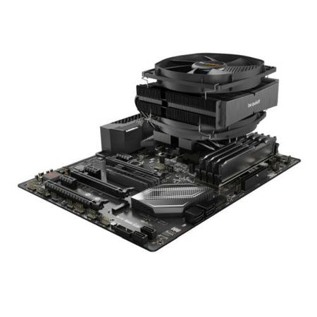 Be Quiet! BK031 Dark Rock TF 2 Heatsink & Fan, Intel & AMD Sockets, Dual Silent Wings Fans, Fluid Dynamic, 230W TDP - X-Case UK T/A ROG