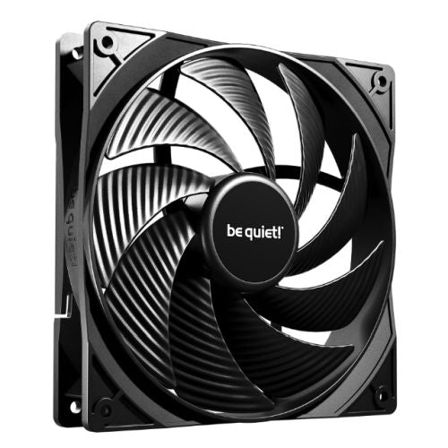 Be Quiet! BL109 Pure Wings 3 PWM High Speed 14cm Case Fan, Rifle Bearing, Black, 1800 RPM, Ultra Quiet - X-Case UK T/A ROG