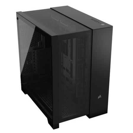 Corsair 6500D Airflow Dual Chamber Gaming Case w/ Glass Window, ATX, No Fans Inc., Fully Mesh Panelling, USB-C, Black - Rusty Old Gamers