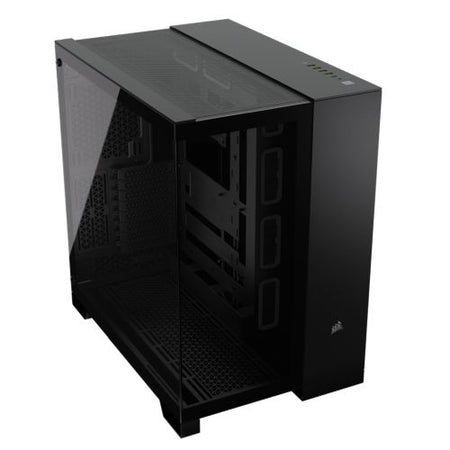 Corsair 6500X Dual Chamber Gaming Case w/ Glass Side & Front, ATX, No Fans Inc., Mesh Panels, USB-C, Black - Rusty Old Gamers