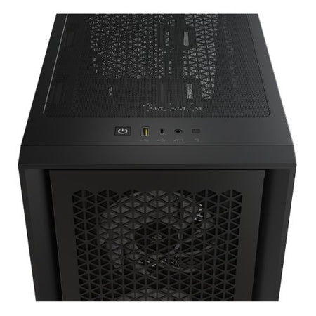 Corsair iCUE 4000D RGB AIRFLOW Gaming Case w/ Glass Window, E-ATX, 3x AF120 RGB Fans, High-Airflow Front, USB-C, RGB Controller, Black - X-Case UK T/A ROG