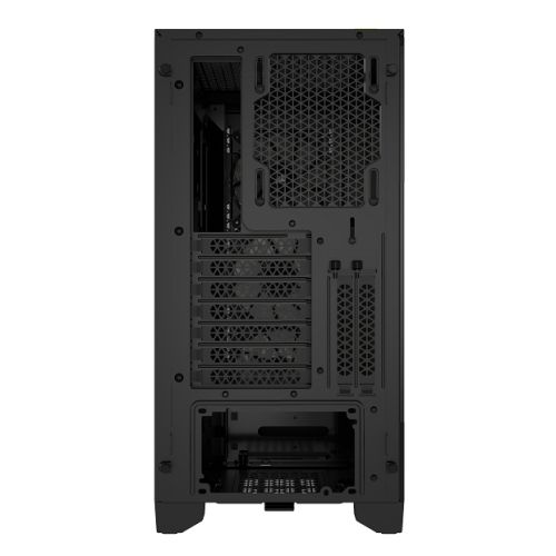 Corsair iCUE 4000D RGB AIRFLOW Gaming Case w/ Glass Window, E-ATX, 3x AF120 RGB Fans, High-Airflow Front, USB-C, RGB Controller, Black - X-Case UK T/A ROG