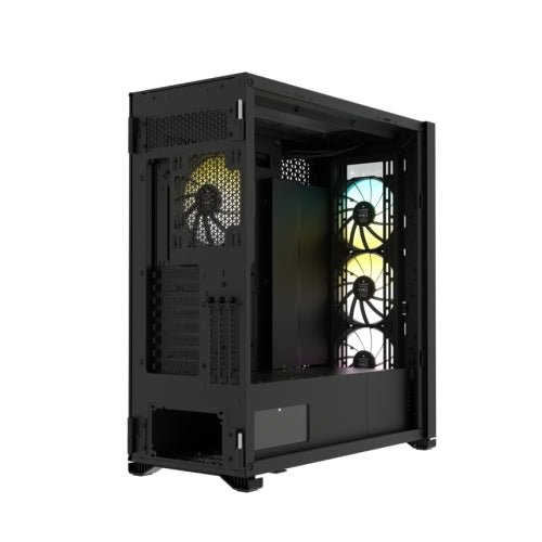 Corsair iCUE 7000X RGB Gaming Case w/ 3x Tempered Glass Panels, E-ATX, 3 x SP140 RGB Elite Fans, iCUE Commander CORE XT included, USB-C, Black - X-Case UK T/A ROG