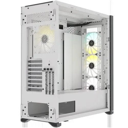 Corsair iCUE 7000X RGB Gaming Case w/ 3x Tempered Glass Panels, E-ATX, 3 x SP140 RGB Elite Fans, iCUE Commander CORE XT included, USB-C, White - X-Case UK T/A ROG