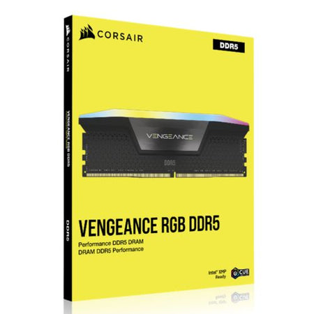 Corsair Vengeance RGB 32GB Kit (2 x 16GB), DDR5, 6400MHz (PC5-51200), CL32, 1.4V, XMP 3.0, PMIC, DIMM Memory - X-Case UK T/A ROG