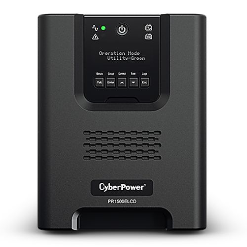 CyberPower 1500VA Line Interactive Tower Pro UPS, 1350W, LCD Display, 8x IEC, AVR Energy Saving, Hot-Swap Batteries - Rusty Old Gamers