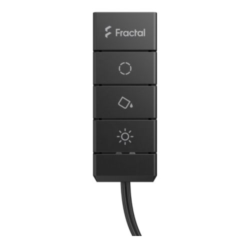 Fractal Design Adjust 2 Digital Fan & ARGB Lighting Controller, 12 Colour Modes, 5 Brightness Modes, Motion Effects, No Software Needed - X-Case UK T/A ROG