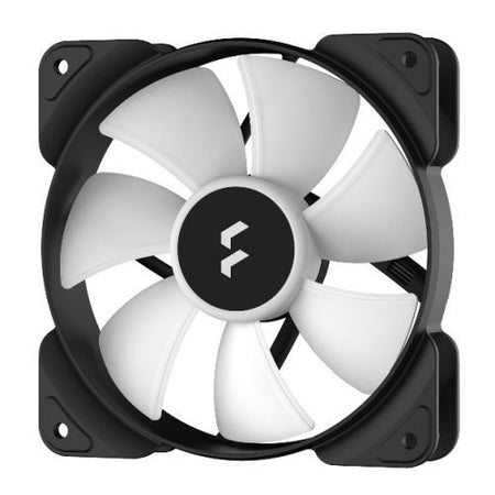 Fractal Design Aspect 12 12cm RGB Case Fans x3, Rifle Bearing, Supports Chaining, Aerodynamic Stator Struts, 1200 RPM, Black Frame - X-Case UK T/A ROG