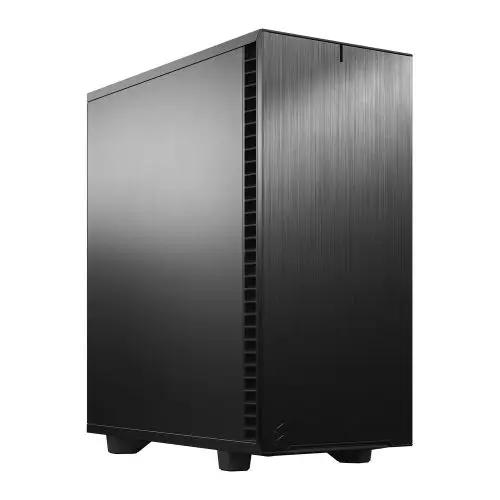 Fractal Design Define 7 Compact (Black Solid) Gaming Case, ATX, 2 Fans, Sound Dampening, Ventilated PSU Shroud, USB-C - X-Case UK T/A ROG