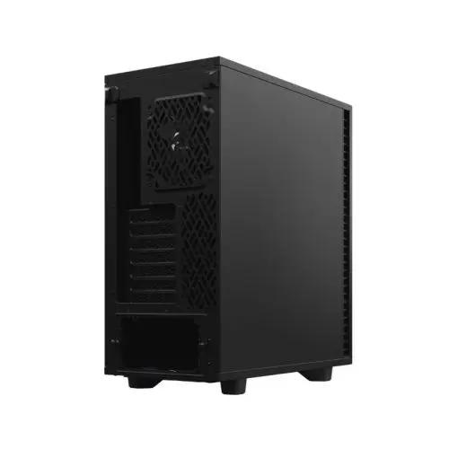 Fractal Design Define 7 Compact (Black Solid) Gaming Case, ATX, 2 Fans, Sound Dampening, Ventilated PSU Shroud, USB-C - X-Case UK T/A ROG