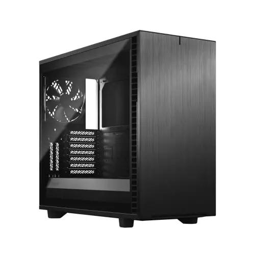 Fractal Design Define 7 (Light TG) Gaming Case w/ Light Tint Glass Window, E-ATX, Multibracket, 3 Fans, Fan Hub, Silence-optimized, USB-C - X-Case UK T/A ROG