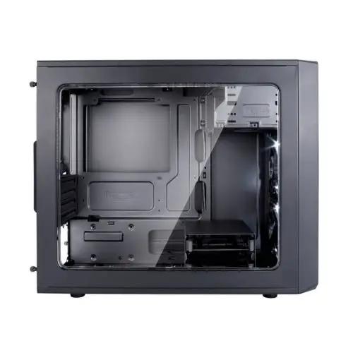 Fractal Design Focus G Mini (Black) Gaming Case w/ Clear Window, Micro ATX, 2 White LED Fans, Kensington Bracket, Filtered Front, Top & Base Air Intakes - X-Case UK T/A ROG