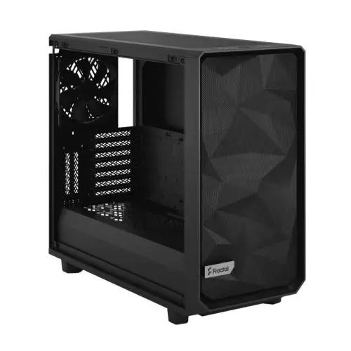 Fractal Design Meshify 2 (Black Solid) Gaming Case, E-ATX, Angular Mesh Front, 3 Fans, Fan Hub, Detachable Front Filter, USB-C - X-Case UK T/A ROG