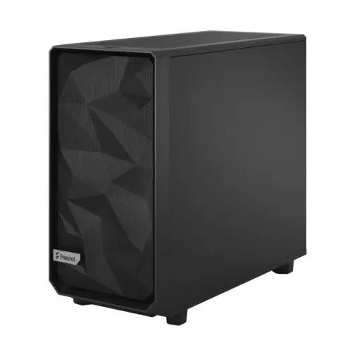 Fractal Design Meshify 2 (Black Solid) Gaming Case, E-ATX, Angular Mesh Front, 3 Fans, Fan Hub, Detachable Front Filter, USB-C - X-Case UK T/A ROG