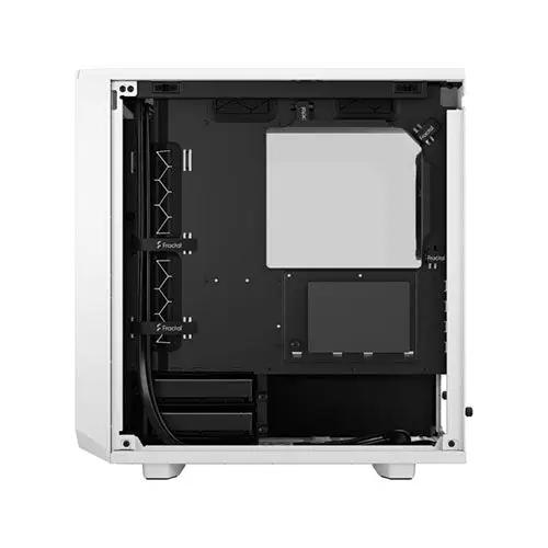 Fractal Design Meshify 2 Mini (White TG) Gaming Case w/ Clear Glass Window, Micro ATX, Angular Mesh, USB-C, 331mm GPU & 280mm Radiator Support - X-Case UK T/A ROG