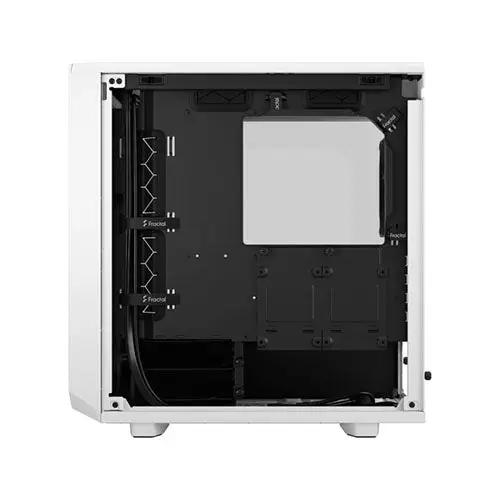 Fractal Design Meshify 2 Mini (White TG) Gaming Case w/ Clear Glass Window, Micro ATX, Angular Mesh, USB-C, 331mm GPU & 280mm Radiator Support - X-Case UK T/A ROG