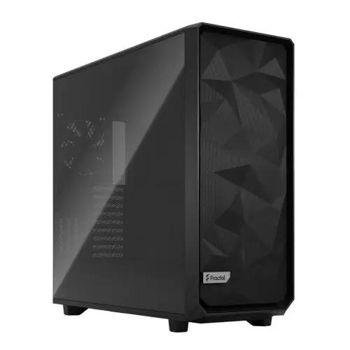 Fractal Design Meshify 2 XL (Black TG) Gaming Case w/ Light Tint Glass Window, E-ATX, Angular Mesh Front, 3 Fans, Fan Hub, Detach. Front Filter, USB-C - X-Case UK T/A ROG