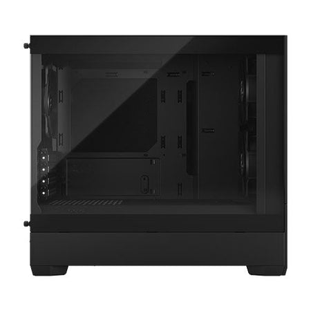 Fractal Design Pop Mini Silent (Black TG) Gaming Case w/ Clear Glass Window, Micro ATX, Sound-Damping Steel & Foam, 3 Fans - X-Case UK T/A ROG