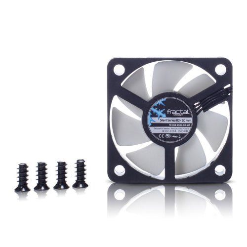 Fractal Design Silent Series R3 5cm Case Fan, 7 Blades, Rifle Bearing, 3500 RPM - X-Case UK T/A ROG