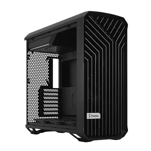 Fractal Design Torrent (Black Solid) Gaming Case, E-ATX, 5 Fans, Fan Hub, Front Grille, USB-C - X-Case UK T/A ROG