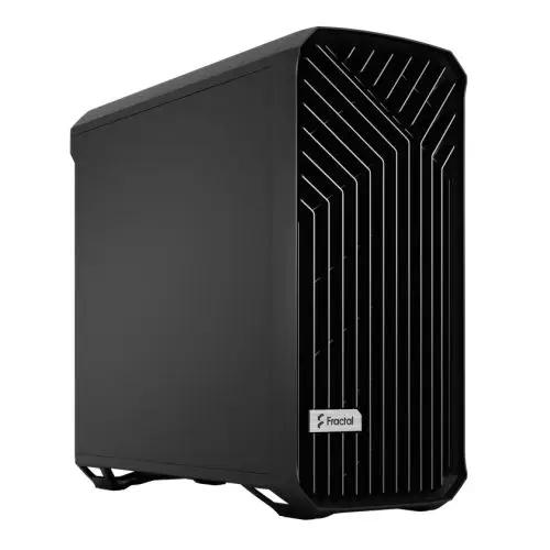 Fractal Design Torrent (Black Solid) Gaming Case, E-ATX, 5 Fans, Fan Hub, Front Grille, USB-C - X-Case UK T/A ROG