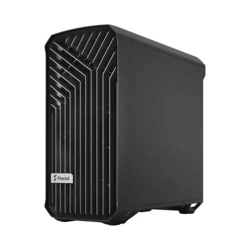 Fractal Design Torrent Compact (Black Solid) Gaming Case, E-ATX, 2 Fans, Fan Hub, Front Grille, USB-C - X-Case UK T/A ROG