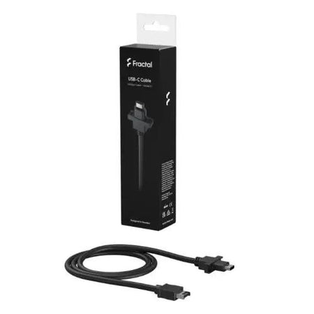 Fractal Design USB-C 10Gpbs Model D Cable for Fractal Pop & Focus 2 Cases Only, 650mm - X-Case UK T/A ROG